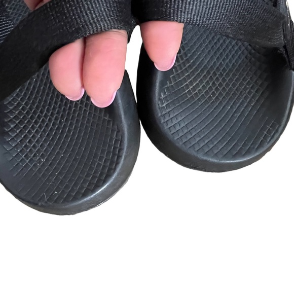 CHACO Men’s Sandal Blk Size 12 Slight Wear at Heel and Sole Still Plenty of Life - Picture 8 of 12